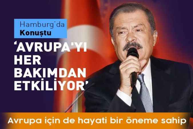 Kayalar, Hamburg’da ‘Yeni Dünya Düzeni Ve Türkiye’yi anlattı