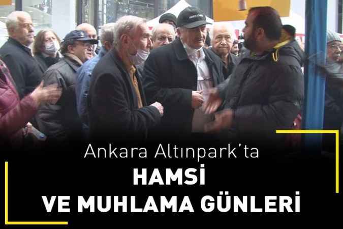 Ankara'da hamsi ve muhlama şölenine yoğun ilgi!