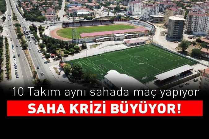 Yozgat’ta bulunan amatör takımlar ve Futbol Okullarının kullandığı dış saha Yozgat'ın spor yükünü kaldırmıyor