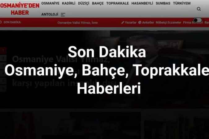 Osmaniye Halkı Bölgede Yaşanan Gelişmeleri Osmaniye’den Haber Sitesi ile Öğreniyor