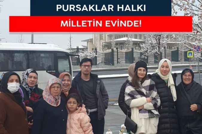 Pursaklarlılar Cumhurbaşkanlığı külliyesini gezdi