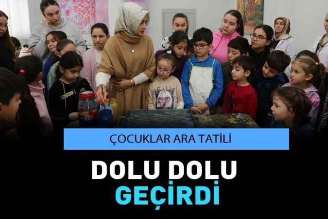 Yenimahalleli çocukların ara tatili dolu dolu geçti