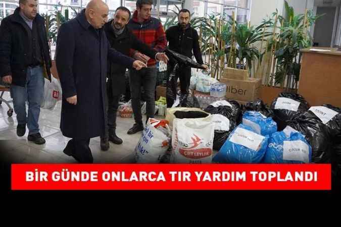 Yüzbinlerce  Yaşam Malzemesi Vatandaşlara Ulaştırılacak