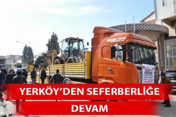 Yerköy’den yardım tırları yola çıktı