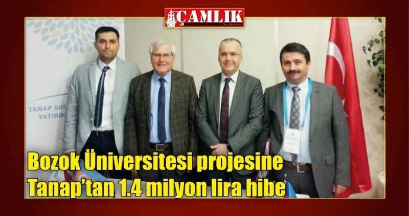 Bozok Üniversitesi projesine  Tanap'tan 1.4 milyon lira hibe
