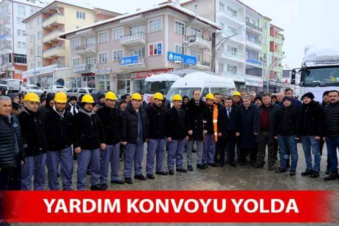 Akdağmadeni’nden yardım konvoyları yola çıkmaya devam ediyor