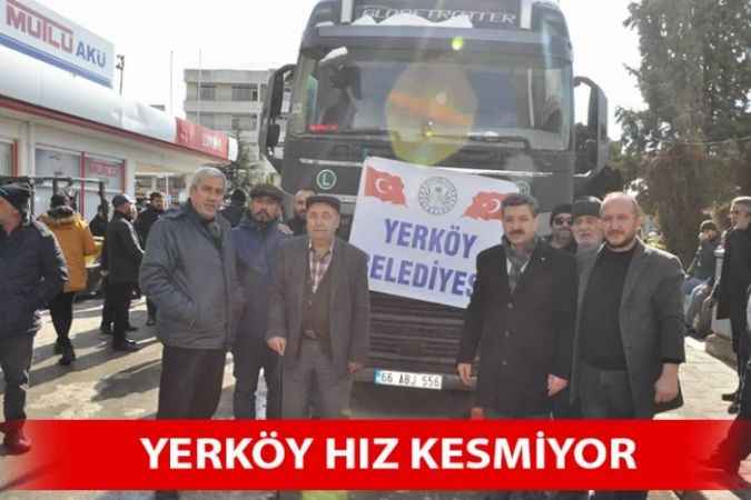 Yerköy’den Deprem Bölgesine Yardım Devam Ediyor