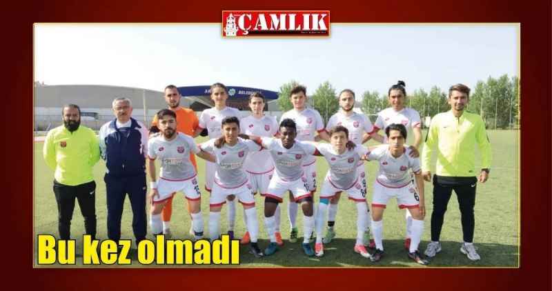 Bu kez olmadı