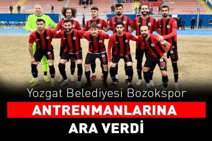 Bölgesel Amatör Lig 6. Grupta yer alan temsilcimiz Yozgat Belediyesi Bozokspor, yaşanan deprem felaketi sonrasında bütün oyuncularına izin verdi