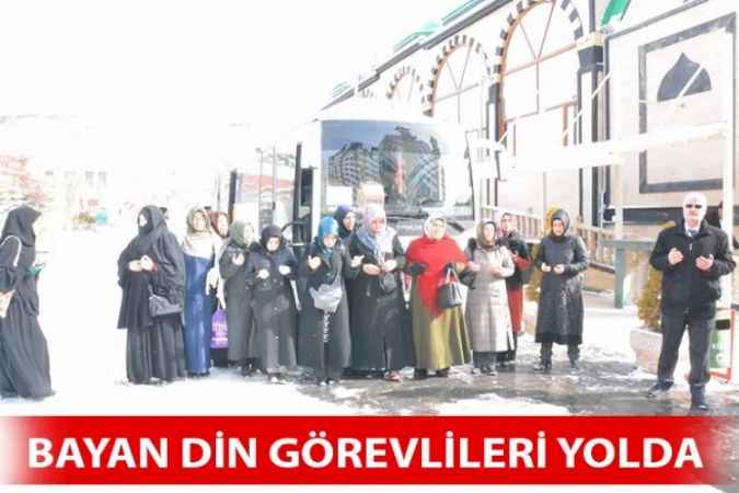 Bayan Din Görevlilerinden Oluşan 15 Kişilik Ekip Deprem Bölgesine Hareket Etti