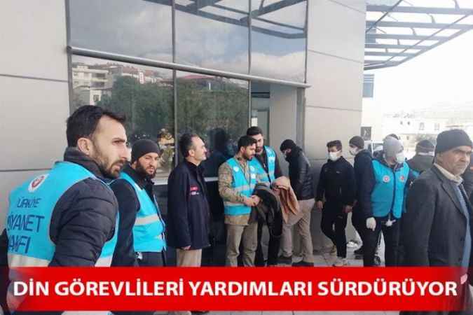 Yozgat Din Görevlileri Deprem Bölgesinde Maddi Ve Manevi Anlamda Yardım Etmeye Devam Ediyor