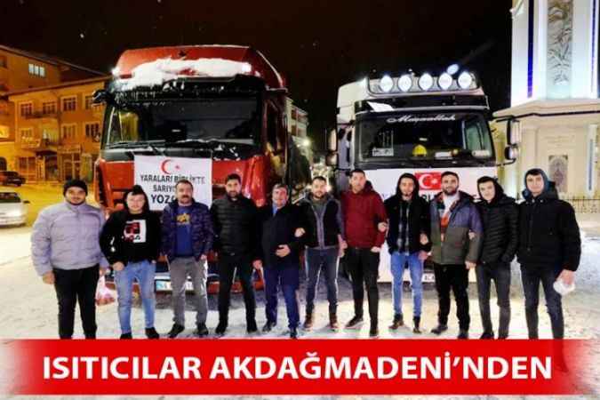 Akdağmadeni'nden Yakacak Odun Desteği Hatay'a Doğru Yola Çıktı.