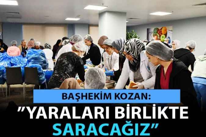 Yozgat Şehir Hastanesi Çalışanları Deprem Sonrası Seferber Oldu