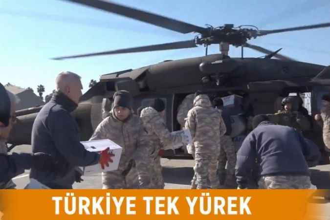 Mili Savunma Bakanlığı’ndan depremzedelere yardım