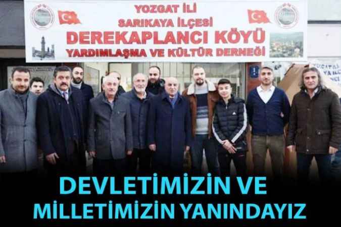 Derekaplancı Köyü Yardımlaşma ve Kültür Derneğinden Büyük Seferberlik