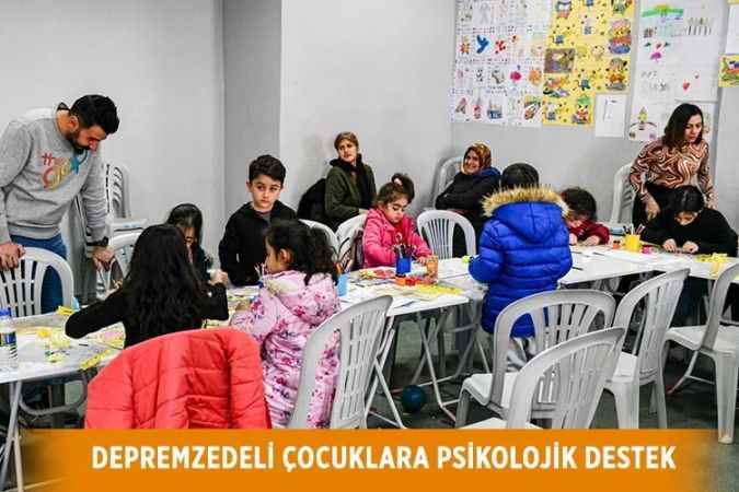 Başkent'ten depremzede  çocuklara Psikolojik destek