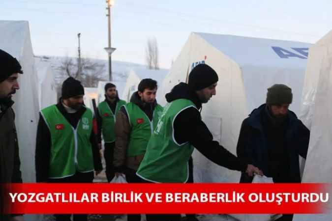 Yozgat İHH İnsani Yardım Derneği Deprem Bölgesinde