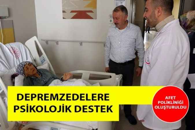 Yozgat’ta depremzedelere psikolojik destek sağlanıyor