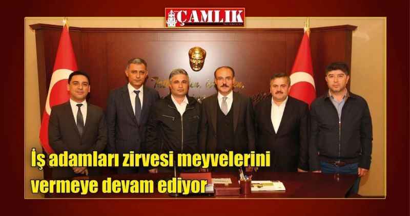 İş adamları zirvesi meyvelerini vermeye devam ediyor