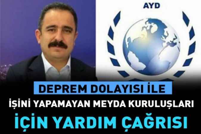 AYD’den: Depremzedeli Medya Kuruluşlarına Destek Çağrısı