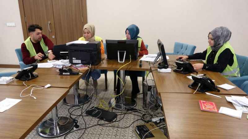 Yozgat Belediyesi Deprem Koordinasyon Merkezinde Yoğun Tempo