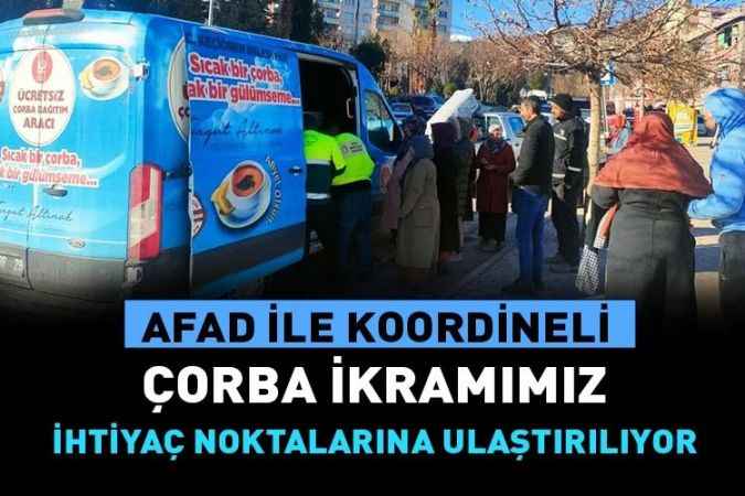 Keçiören Belediyesi Depremzedeli Vatandaşların İçini Isıttı