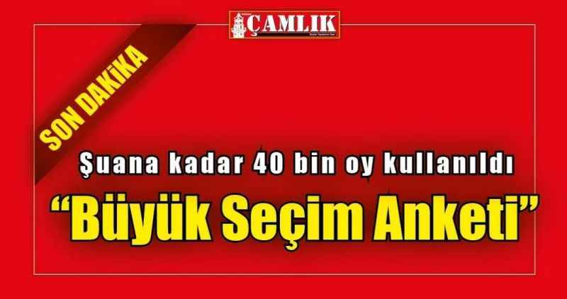 Büyük Seçim Anketi!