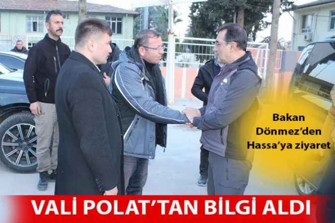 Enerji ve Tabii Kaynaklar Bakanı Dönmez inceleme yaptı