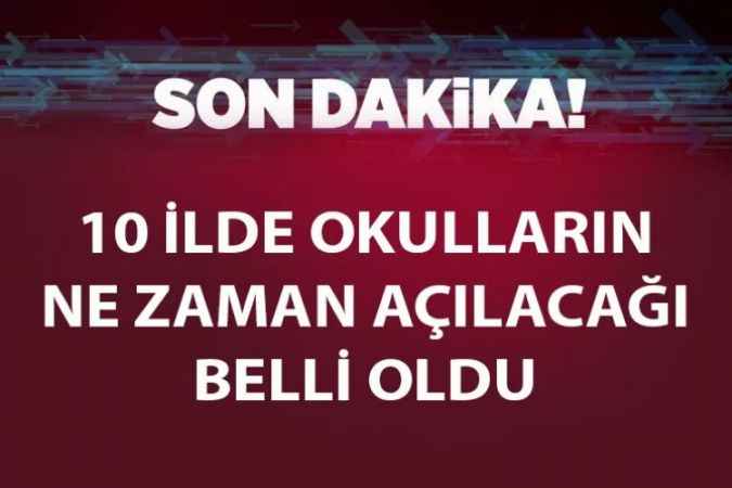 Deprem Bölgesindeki Okulların Ne Zaman Açılacağı Belli Oldu
