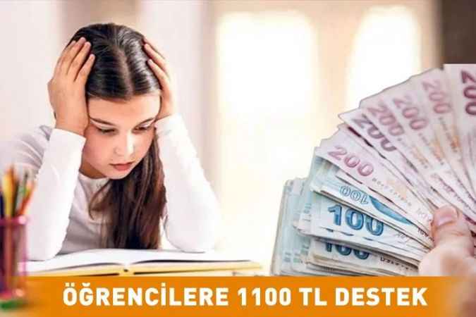 Depremden Etkilenen Öğrencilere 1100 Tl Destek