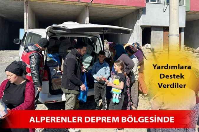 Yozgat Alperen Ocakları Deprem Bölgesinde Faaliyetlere Destek Verdi