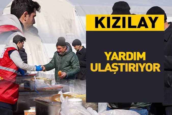 Kızılay Yardım Faaliyetlerine Devam Ediyor