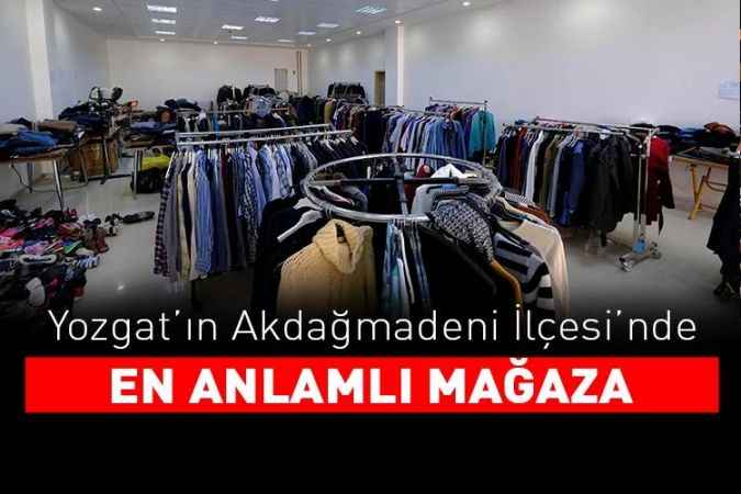 Akdağmadeni'nde en anlamlı mağaza