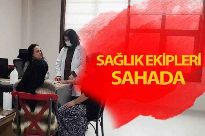 Toplum Sağlığı Merkezi Personelleri Yardımlara Devam Ediyor