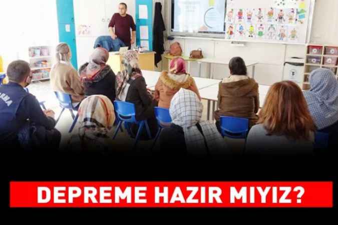 Öğretmen ve Veliler Deprem Konusunda Bilgilendirildi