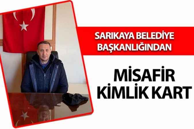 Sarıkaya Belediyesi Depremzedeler İçin Misafir Kimlik Kart Oluşturdu