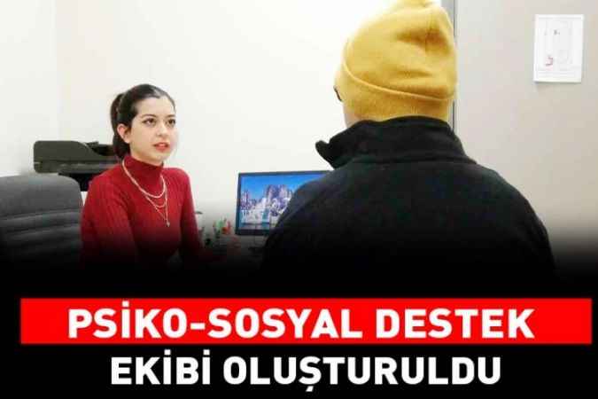 Deprem Sonrası Afetten Direkt Etkilenen İller ve Afetzedeler İçin Psiko-Sosyal Destek Hizmetleri Veriliyor