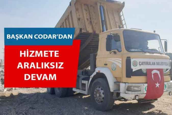 Çayıralan Belediyesi Deprem Bölgesinde Hız Kesmeden Çalışmalara Devam Ediyor