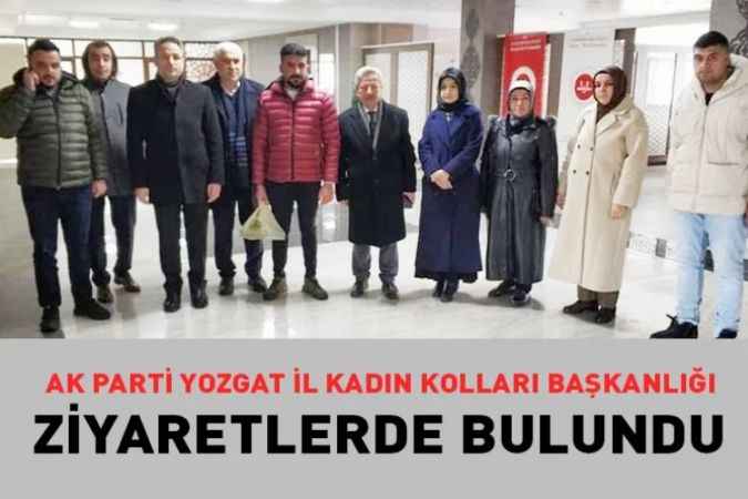 AK Parti Yozgat İl Kadın Kolları Başkanlığı Depremzedeleri Ziyarette Bulundu