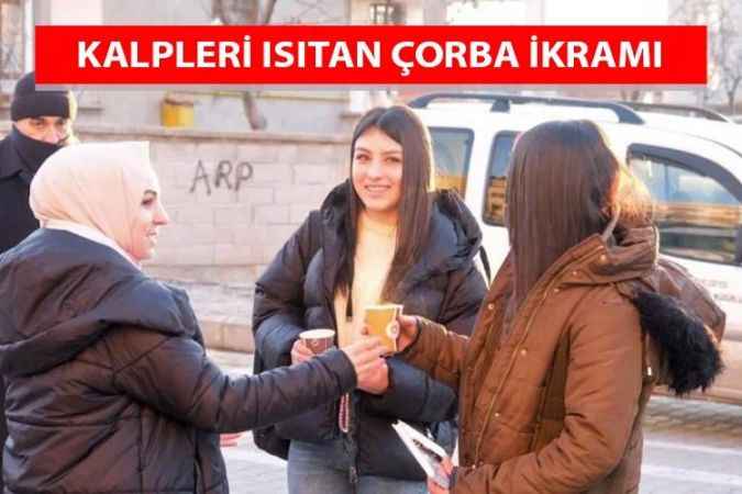 Sorgun’da Öğrencilere Sıcak Çorba İkramı