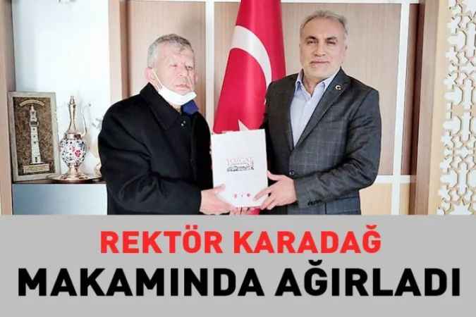 Bozok Üniversitesi Rektörü Ahmet Karadağ, Emekli Olan Dr. Öğr. Üyesi Ömer Demir’i Makamında Ağırladı