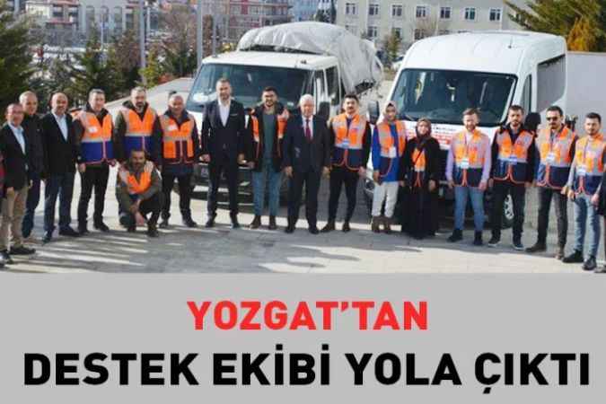 Yozgat’tan Hatay Hassa’ya Psiko-Sosyal Destek Ekibi