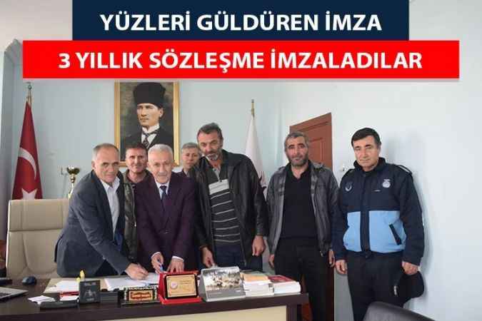Yenifakılı Belediyesi'nde toplu iş sözleşmesi