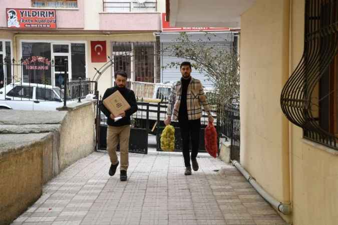Mamak Belediyesi personelleri depremzedelerle gönüllü kardeş oldu