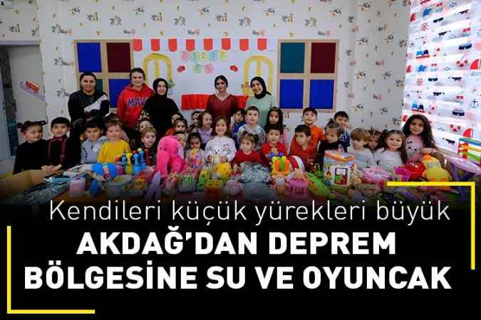Akdağ’dan deprem bölgesine