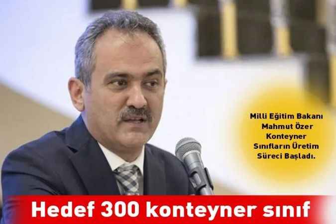 8 İldeki 12 Mesleki Ve Teknik Anadolu Lisesi Deprem Bölgesindeki Öğrenciler İçin Konteyner Sınıflar Üretiyor