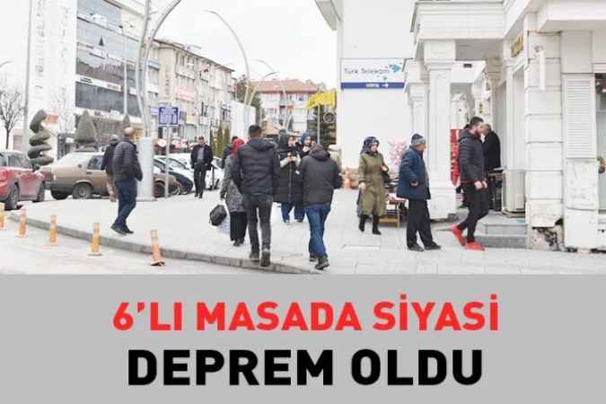 Türkiye’de Seçime Günler Kala 6’lı Masada Deprem Oldu