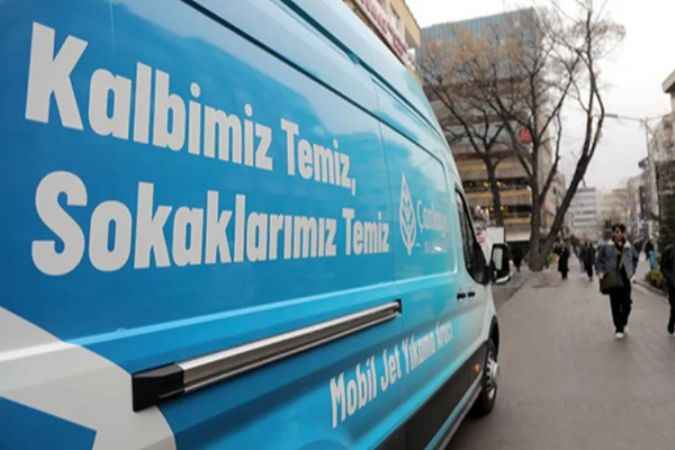 Çankaya'da Mobil Jet Yıkama Araçları Yaygınlaşıyor