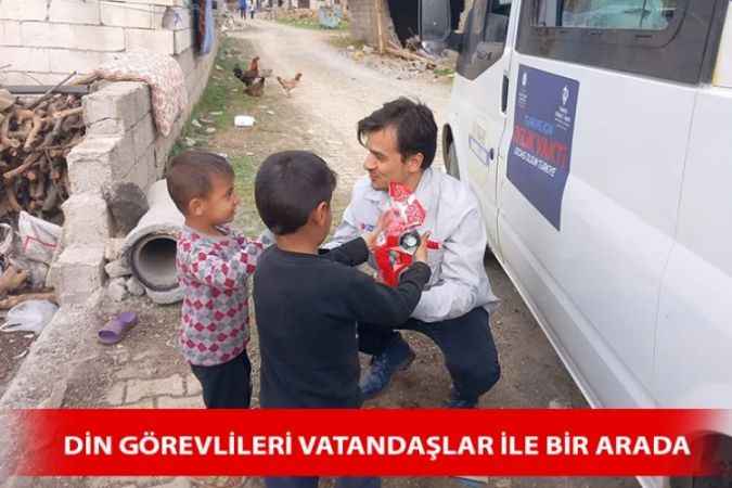 Din Görevlileri Kahramanmaraş'ta Depremzede Vatandaşların Yanında