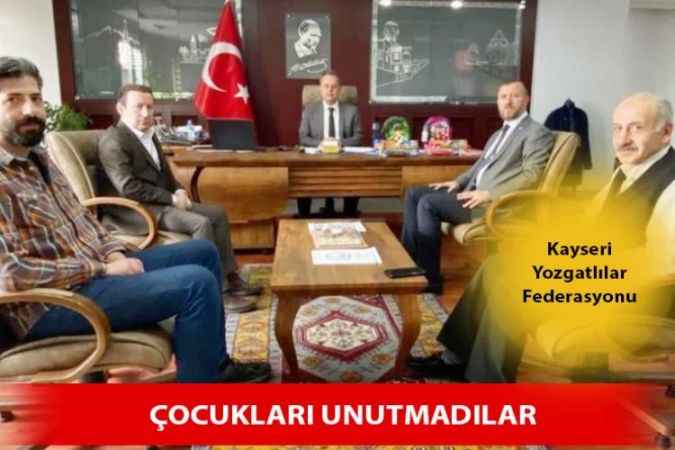 Kayseri Yozgatlılar Federasyonu Depremzede Çocukları Unutmadı